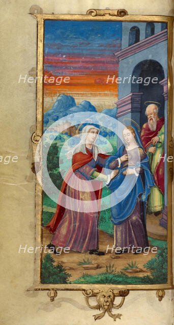 The Visitation; Book of Hours, 1544. Creator: Unknown.