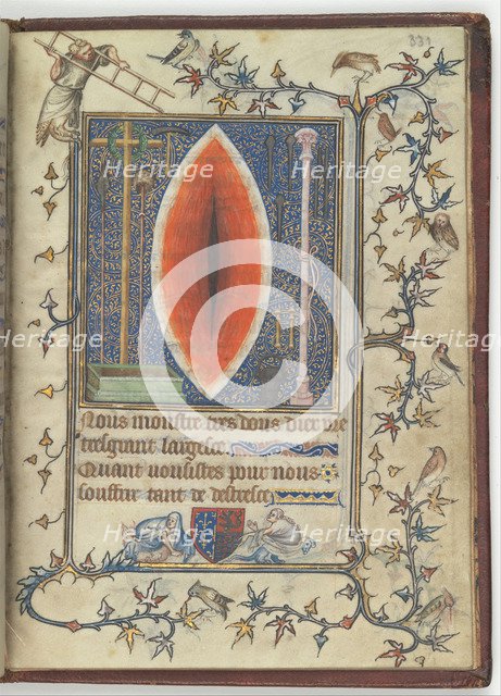 Wound of Christ (from the Psalter and Prayer book of Bonne de Luxembourg), ca 1345. Artist: Anonymous master  