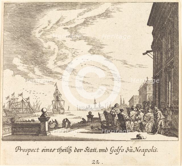 View of Gulf of Naples, 1681. Creator: Melchior Küsel.
