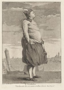 Le Gondolier, 1775. Creator: Giovanni David.