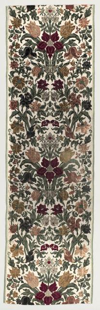 Length of Floral Velvet, 1600s. Creator: Unknown.