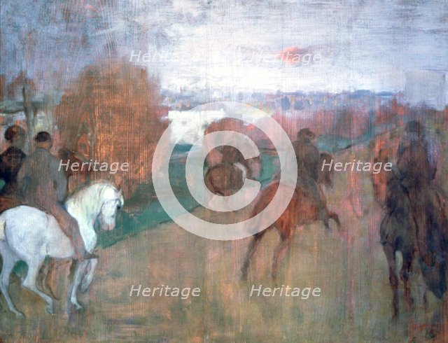 'Horse Riders', 1864-1868. Artist: Edgar Degas
