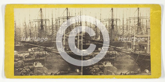 Wall Street Ferry, New York, 1860/69. Creator: Anthony & Company.