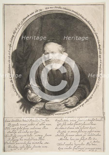 Jan Cornelisz. Sylvius, preacher, 1646. Creator: Rembrandt Harmensz van Rijn.