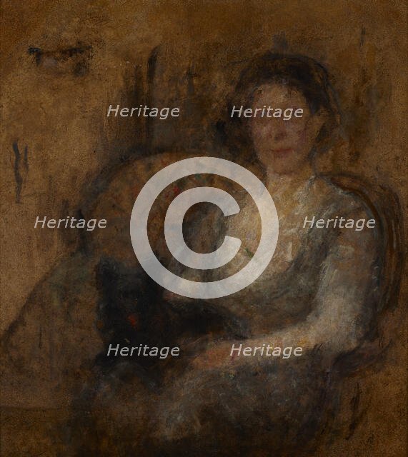 Study of a Female Figure, c1930. Creator: Olga Boznanska.