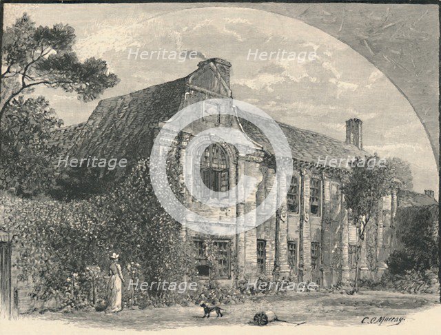 'Slyfield House: The Garden Front', Surrey, 1886. Artist: C Murray.