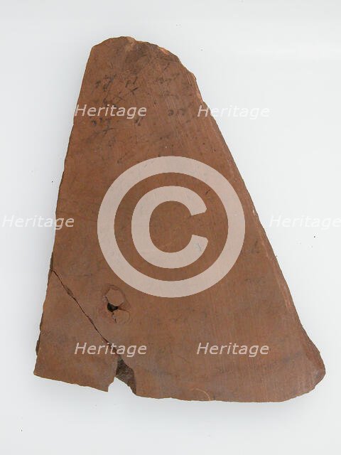 Ostrakon, Coptic, 7th century. Creator: Unknown.