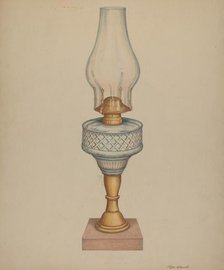 Lamp, c. 1938. Creator: Rex F Bush.