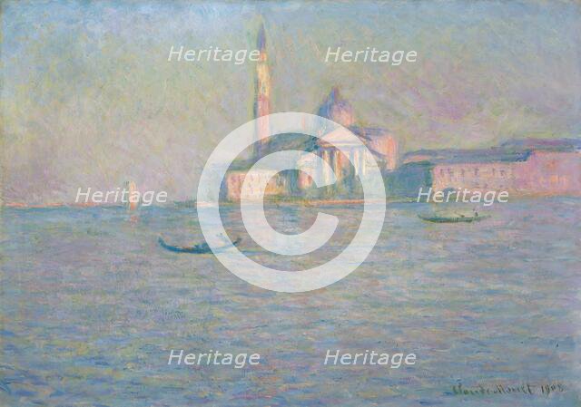 The Church of San Giorgio Maggiore, Venice, 1908. Creator: Claude Monet.