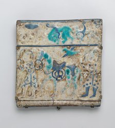 Square Tile, Iran, late 13th century. Creator: Unknown.