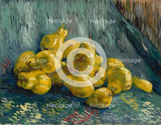 Still Life with Quinces, 1887-1888. Artist: Gogh, Vincent, van (1853-1890)