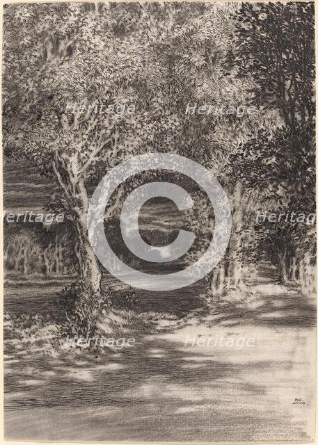 Sunset and Moonrise at Cilian-Aeron, 1902. Creator: Frederick Landseer Maur Griggs.