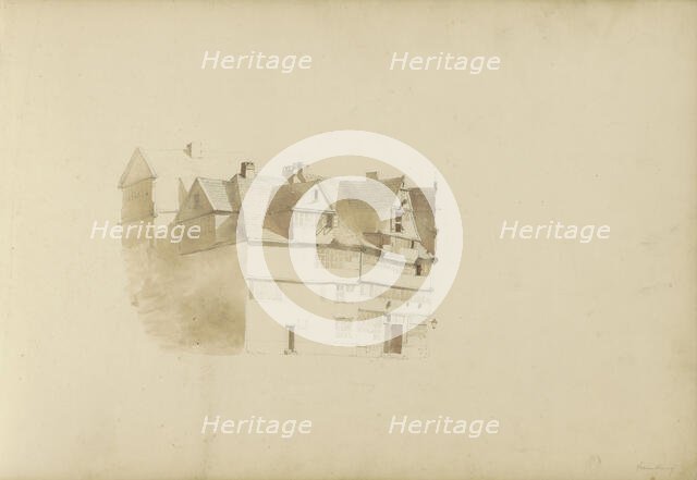 Houses in Hamburg, 1820-1896. Creator: Kasparus Karsen.