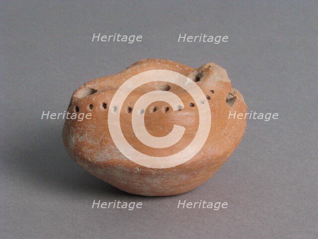 Oil Lamp, Coptic, 4th-7th century. Creator: Unknown.