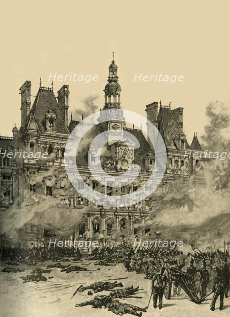 Capture of the Hotel de Ville, Paris, July Revolution, 1830 (c1890). Creator: Unknown.