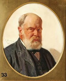 Edward Armitage, Self Portrait, 1882. Creator: Edward Armitage.