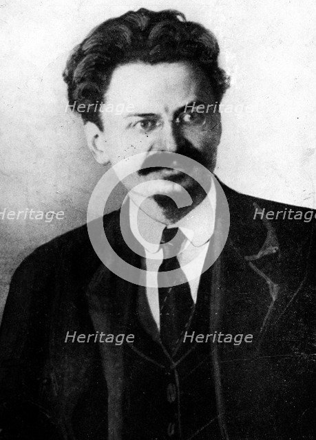 Leon Trotsky, Communist theorist and agitator. Artist: Unknown