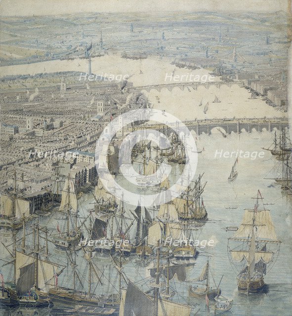 The Rhinebeck Panorama, c1807. Artist: Unknown