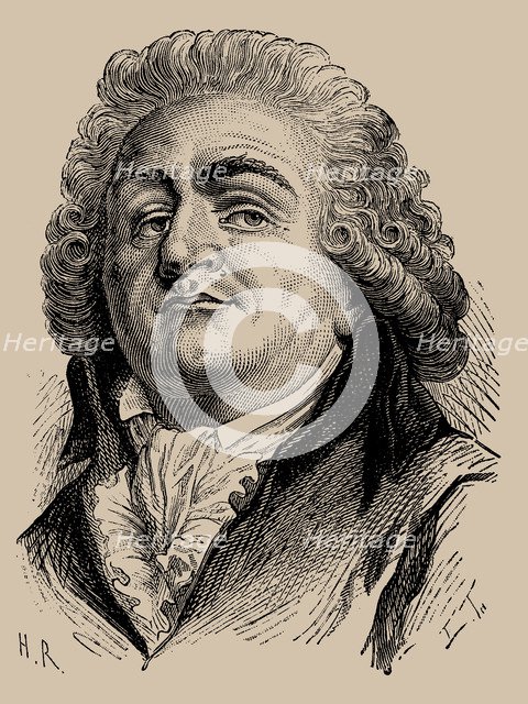 Portrait of Honoré Gabriel Riqueti, comte de Mirabeau (1749-1791), 1889.