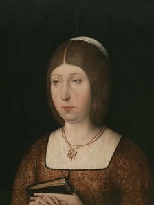 Queen Isabella I of Castile, c. 1490. Artist: Anonymous  