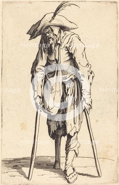 Beggar with Wooden Leg, c. 1622. Creator: Jacques Callot.
