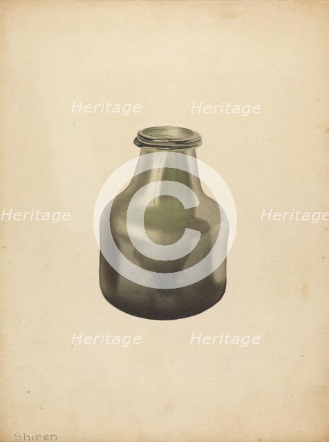 Jar, c. 1940. Creator: Alvin Shiren.