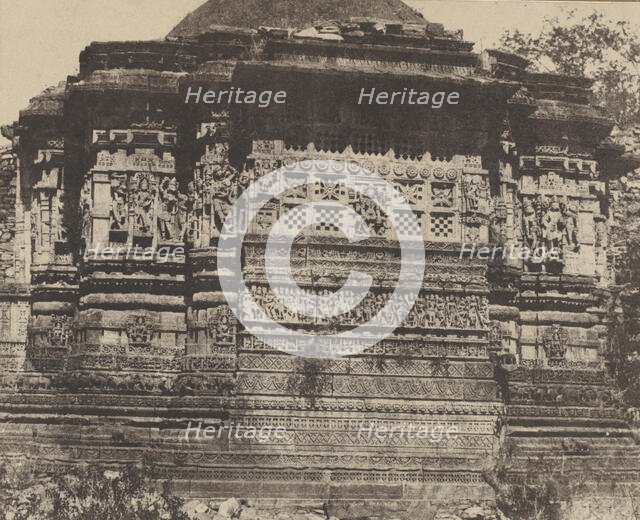 Ancien Temple Hindou. À Tchittour entre Agra et Bombay., 1851. Creator: Alexis de Lagrange.