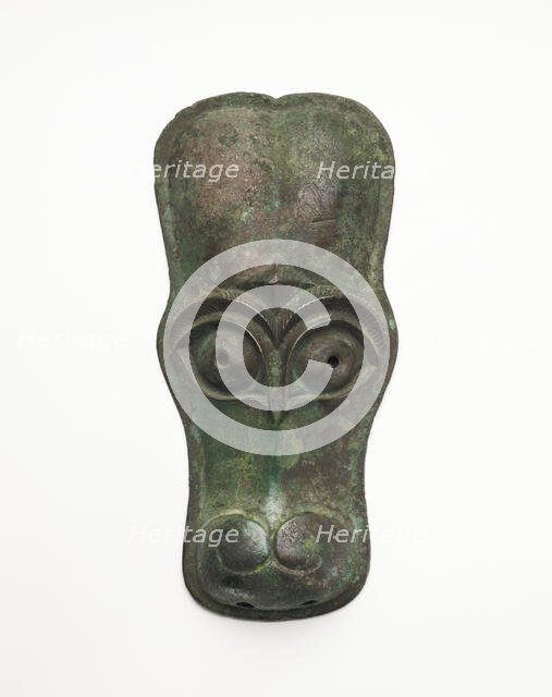 Mask in the form of a horse face, Zhou dynasty, ca. 1050-221 BCE. Creator: Unknown.