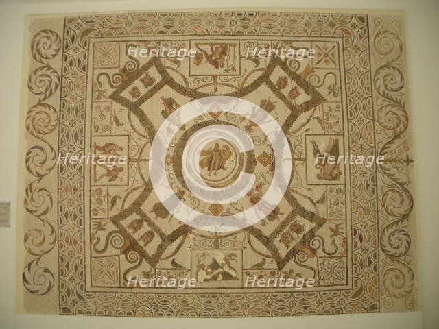 Mosaic, El Jem Museum, El Djem, Tunisia, 2009. Creator: Amanda Waite.