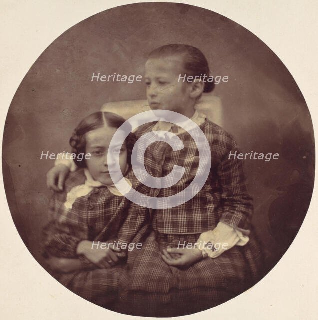 Hermine and Marie Antoine, 1850s-60s. Creator: Franz Antoine.