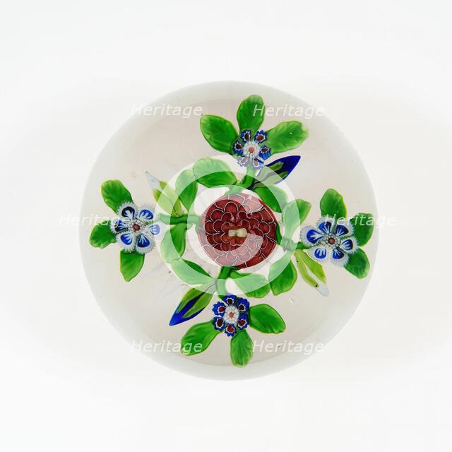 Paperweight, France, 19th century. Creator: Baccarat Glasshouse.