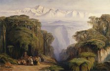 Kangchenjun from Darjeeling, India, 1879. Creator: Edward Lear.
