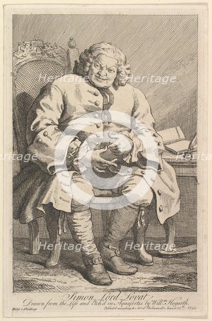 Simon Lord Lovat, 1746. Creator: William Hogarth.