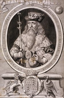 Edward III, King of England, c1370, (c1700). Artist: Anon