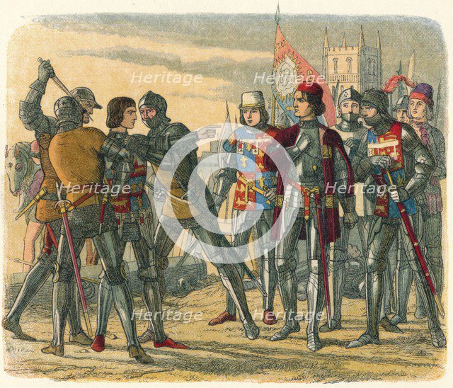 'Murder of Prince Edward', 1471 (1864). Artist: James William Edmund Doyle.