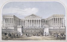 British Museum, Holborn, London, 1853.  Artist: Augustus Butler
