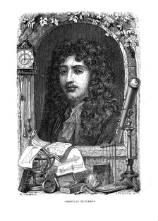 Christiaan Huygens (1629-1695), Dutch physicist, mathematician and astronomer, c1870. Artist: Unknown