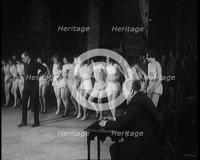 Female Dancers Rehearsing a Routine, 1920s. Creator: British Pathe Ltd.