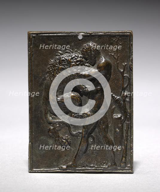 Hercules and the Nemean Lion, 16th century. Creator: Moderno (Italian, 1467-1528).