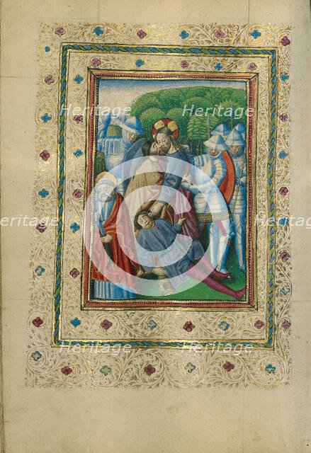 The Betrayal of Christ; Book of Hours, about 1460. Creator: Unknown.