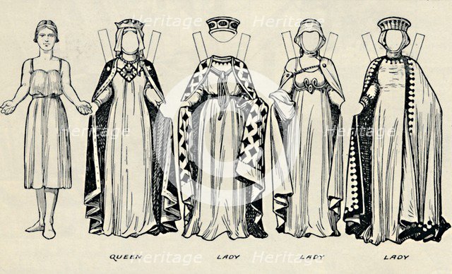 'The Gallery of British Costume: How The English Dressed in King John's Time', c1934. Artist: Unknown.