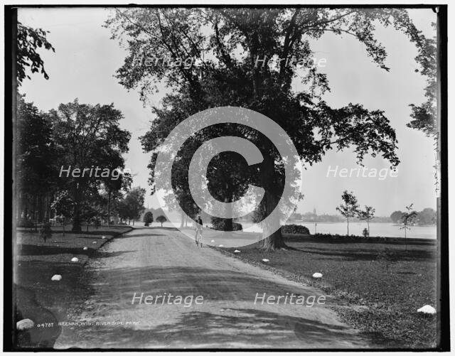 Neenah, Wis., Riverside Park, c.between 1880 and 1899. Creator: Unknown.