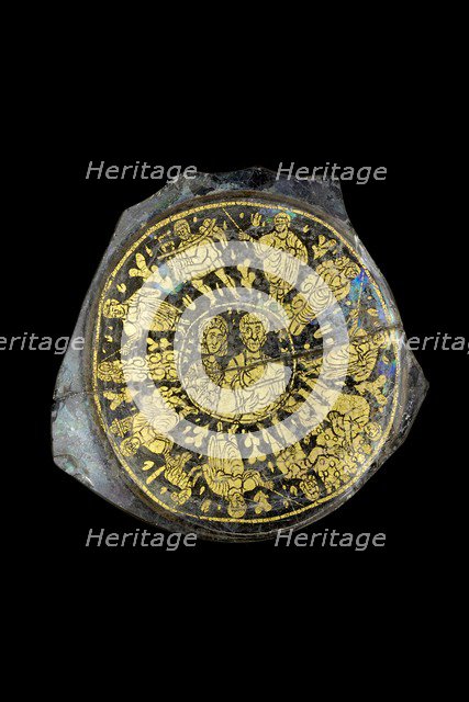 Glass fragment, 3rd - 4th century. Artist: Unknown.