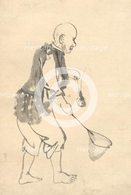 The Shrimp Fisherman. Creator: Kono Bairei (Japanese, 1844-1895).