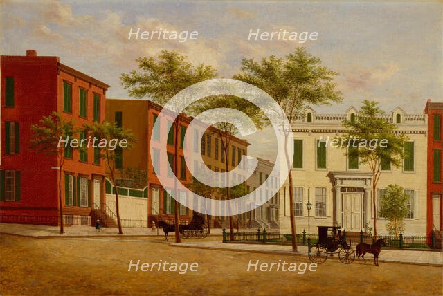 Street in Brooklyn, between 1880 and 1890. Creator: Unknown.