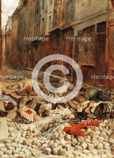 The Barricade, Rue de la Mortellerie, June 1848 (Remembrance of Civil War).