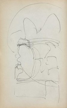 Italian Sketchbook: Abstract Sketch (page 5), 1898-1899. Creator: Maurice Prendergast (American, 1858-1924).