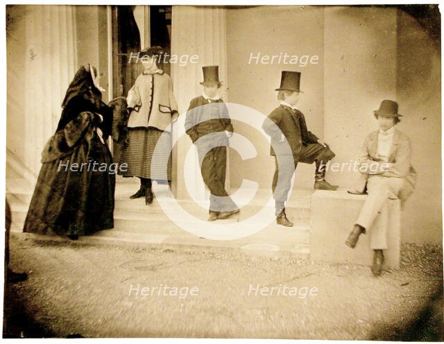 Untitled [family group], 1849/60.  Creator: Unknown.