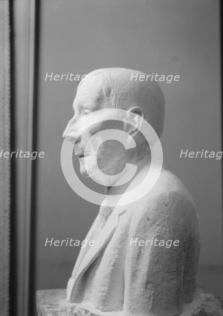Rockefeller, J.D., Mr., portrait bust, 1918 Aug. 2. Creator: Arnold Genthe.