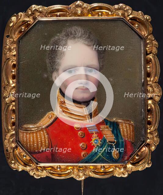 An Unknown Gentleman In Uniform, c1820s. Creator: Unknown.